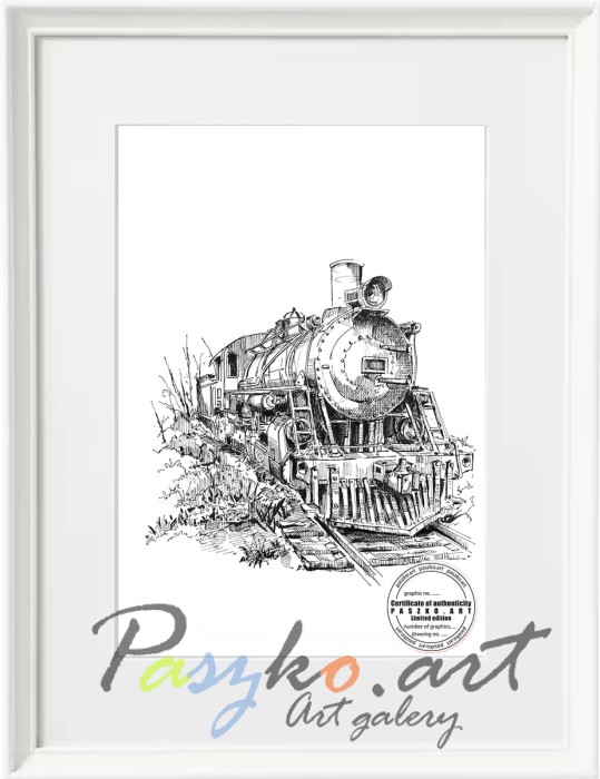 Inkografia 00425 Parowóz